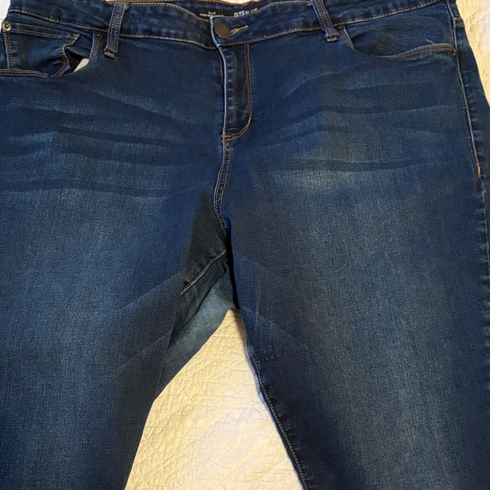 STS Blue Women's High Rise Jeans - Dark Blue